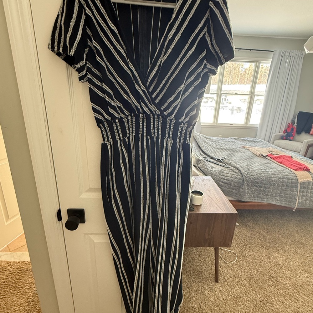 Black and White Striped Dress